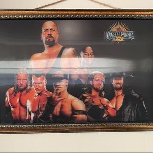 Framed WWE lenticular